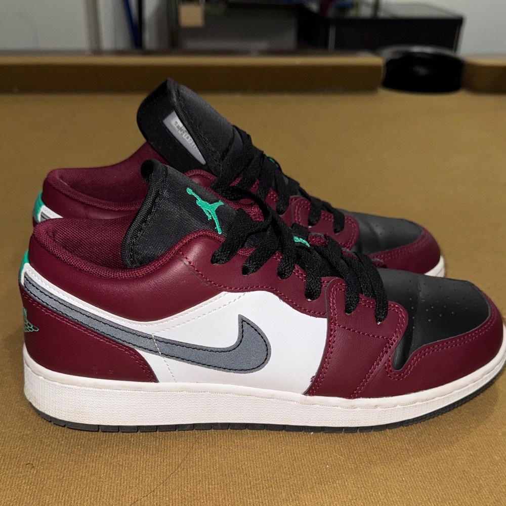 Nike Air Jordan Low Sneakers - Maroon and Black